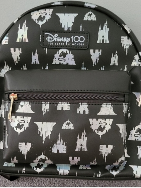 Disney Other - Disney Black Mini Backpack with Disney 100 Tag